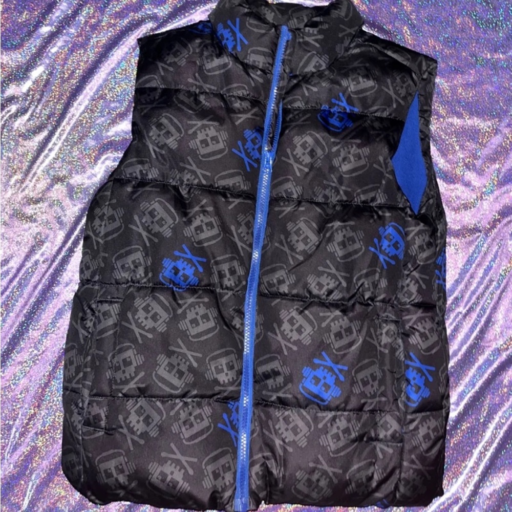 Crazy 8 Boys Skull Puffer Vest